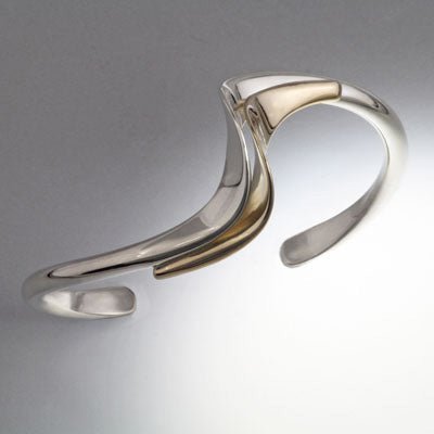 14k Gold and Sterling Silver Bracelet