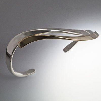 14k Gold and Sterling Silver Bracelet