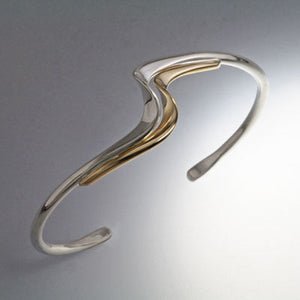 14k Gold and Sterling Silver Bracelet