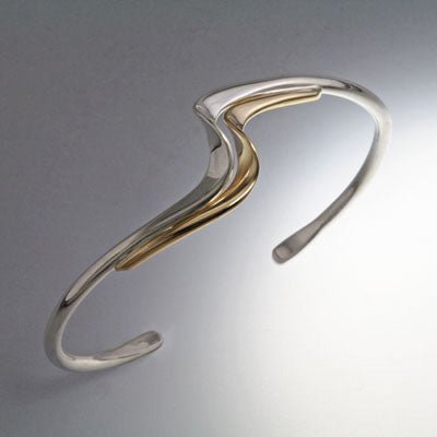 14k Gold and Sterling Silver Bracelet